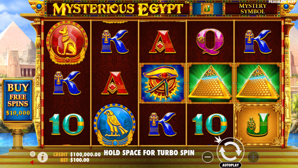 Mysterious Egypt สล็อตออนไลน์ แตกง่าย